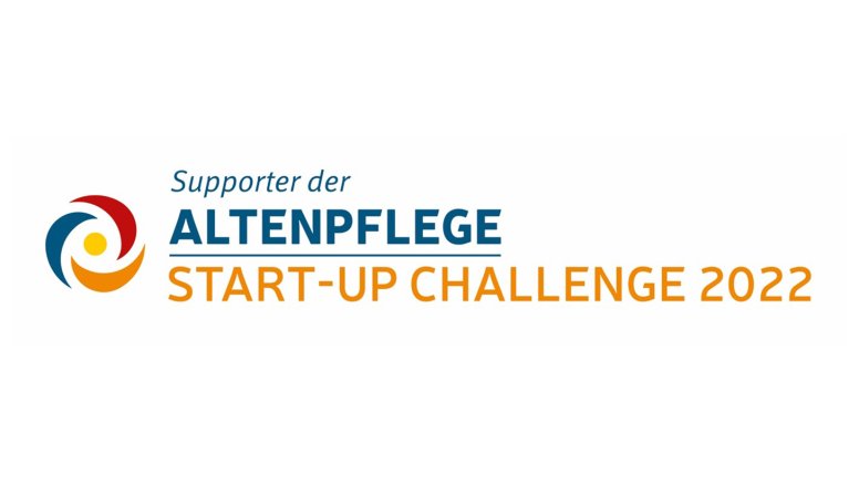 Logo der Altenpflege Start-up Challenge 2022