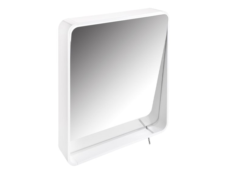 miroir basculant de couleur blanche