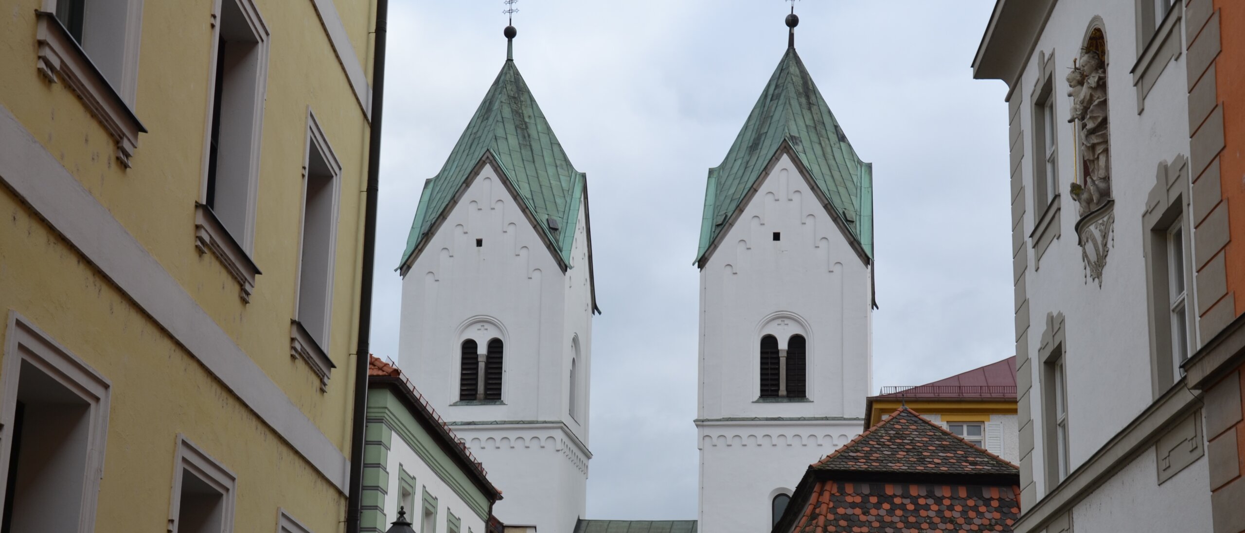 Les écoles Gisela à Würzburg vues de l'extérieur