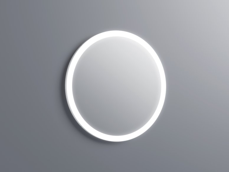 Illuminated LED light mirror