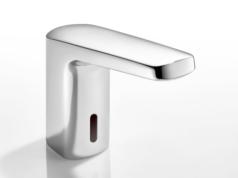 Sensoric single-lever basin mixer